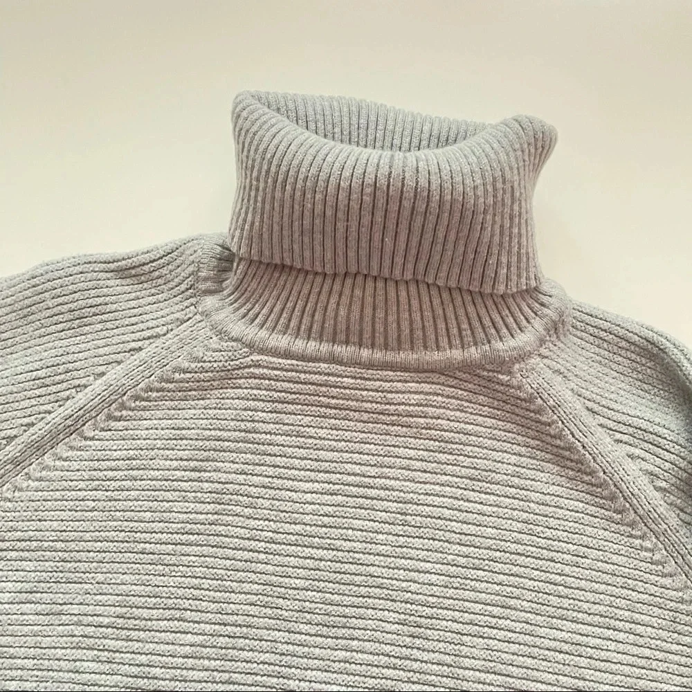 Simply Vera Vera Wang Women’s Side-Tie Ribbed Turtleneck Fall Winter Sweater